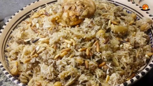 طريقة عمل رز بالحمص واللحم على الطريقة اللبنانية موقع طبخة