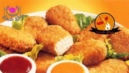 طريقة عمل ناجتس الفراخ بالتوابل المميزة chicken nuggets